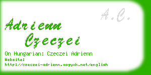 adrienn czeczei business card